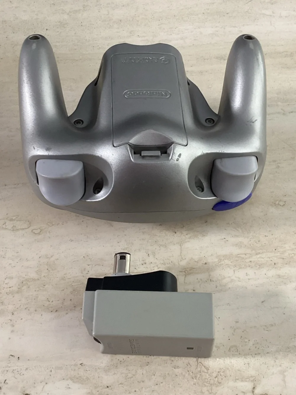 Nintendo GameCube WaveBird Wireless Controller With Dongle Receiver Silver
